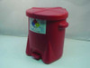 Generic Red Biohazard Waste Can