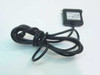 Infowave 901-0025 Parallel to Mac Serial Printer Cable — full cable coiled, black, with converter module visible