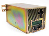 Motorola SGPN4018A 0109942T03 Microcite Power Supply – rear view showing perforated chassis, multi-pin connector, and rectangular edge connector