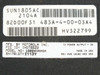 Motorola SCN2449A transceiver label showing model 19024NAASA, FCC ID IHDT55Z2, TX Power Output 3W, and 12VDC primary power