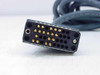 CAB-V.35MT-10 cable – close-up of the V.35 Winchester M34 male connector end showing gold-pin contacts