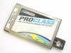 Practical Peripherals ProClass PC336T2-EZ PCMCIA modem – angled view with EZ-Port RJ-11 dongle extended from card edge