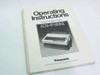 Panasonic KX-P1592 Operations Instructions - Manual