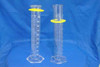 Pyrex/Kimax Glassware 1 Lot Cylinders and Flasks 10 Each Various