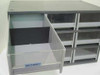 Bretford Grey Steel Cabinet w/ 9 Plastic Drawers 17 1/2"x11"x11"