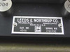 Leeds & Northrup Co. Cat. No. 4300 nameplate — Philadelphia Pennsylvania, Made in U.S.A., Serial No. 1700452