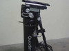 QuickSet Hercules pedestal head front view – two large pan/tilt drag control knobs, camera mounting plate on top, QuickSet logo on column, Canon ZSG-200M zoom grip visible