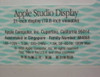 Apple M4868 21" Apple Studio Display Monitor - 4 USB Ports M4