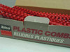 Ibico 15127 1/2" Red Plastic Binding Combs - 72 pcs