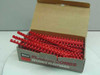 Ibico 15127 1/2" Red Plastic Binding Combs - 72 pcs