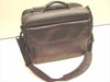 Targus black laptop carrying case – front and side view with adjustable shoulder strap