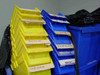Global Equipment Various Pallet of Stacking Plastic Bin Boxes