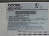 Brother FAX2600 bottom label showing model FAX2600, serial number U56515D1U547149, 120V 50/60Hz 4.0A, manufactured April 2001 by Brother Industries Ltd.