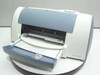 HP DeskJet 656c color inkjet printer – front three-quarter view with paper tray extended and output tray open