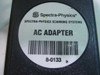 Spectra-Physics Scanning Systems AC Adapter label showing part number 8-0133