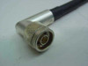 Andrew Black 19-1/5" Cable with Male-Male Right Angle Crimp Coax Connectirs