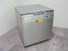 Union Carbide LR-310 Liquid Nitrogen Refrigerator – front view showing stainless steel exterior, top-loading lid handle, and front control panel with indicator lights