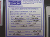 Labconco 36205 Technical Safety Services certification label – NSF-49 Annex F certified, model 36205, S/N 600563, tested 08/2004, avg velocity 126 fpm, ΔP 0.52 in. w.g.