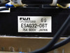 Fuji Electric ESAG32-06T label closeup – 75A 600V Japan rating plate on black transistor module body