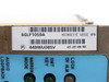 Motorola SGLF1059A Microcite Voice XPA label closeup showing part number, product name, date code 6285, and blue LED indicator panel with mode labels