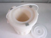Nalgene 4150-2000 Dewar Flask open top view showing double-wall interior cavity and lid set aside