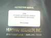 Headway Research instruction manual cover — for EC101DT and PM101DT Series Photo Resist Spinners, P/N 8-19456, Headway Research Inc. Garland Texas
