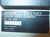 Sony BVP-3 Betacam 3-Color Video Camera 3 Tubes Head