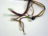 Allied AL-A300ATX power supply output harness showing 20-pin ATX main connector, 4-pin Molex connectors, floppy connector, and SATA power connector
