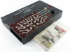 Heath Built EPW-14 Berkeley Physics Laboratory Classroom Electronics Tester front view with plastic parts box open alongside