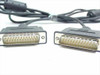 Parallel cable included with PCT-5500 CardGrabber showing DB-25 male connectors on both ends