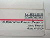 Belkin F1U109 Bi-Directional Auto Switch