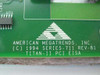 Close-up of AMI American Megatrends Inc. silkscreen on Titan-II board reading Series-711 Rev-B1 PCI EISA copyright 1994