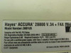 Hayes 5901US External Accura 28800 V.34 & Fax Modem