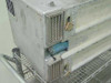Photo-Sonics camera tracking table – close-up of side panel showing mesh ventilation grille, cylindrical actuator, and locking hardware