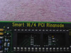 Madge Smart 16/4 PCI Ringnode — close-up of PCB silkscreen reading 'Smart 16/4 PCI Ringnode'