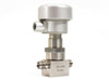 Nupro SS-4BK-91NC pneumatic actuated bellows valve — front-left angle view showing model markings SS-4BK and 91NC on valve body