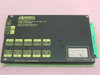 Omega Engineering OM104 scanner top view showing channel switch array, model label OM104-XXX-T and serial number label, with Vector R644 edge connector