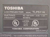Toshiba TLP511 LCD Data Projector w/Doc Camera - as is no power