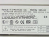 Hewlett-Packard C3543A model label with UL, CE, NOM, and VCI regulatory markings