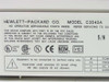 HP C3543A expansion tray label close-up showing model number and compliance certifications