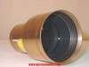 Kollmorgen BX241 Super Snaplite projection lens — front element view looking directly into the rear of the barrel showing multi-element glass and threaded interior