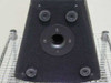Laney CT10 speaker cabinet – bottom view showing speaker port/bass reflex opening and four rubber feet