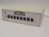 Systems Enhancement Corporation Multimon 8-Port Multi-Interface Unit — front panel view showing 8 server ports, LED indicators, and ON indicator light