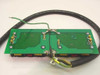 RO Associates DB28-24S-2 attachment plate — PCB underside view showing solder side, mounting holes, and cable harness connections