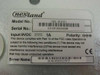 Nexland ISB SOHO router – bottom label showing model number ISB SOHO, serial number, 9VDC 1A power input, FCC compliance, and MAC address