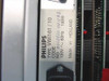 Philips VWI161/10 label closeup — Type VWI161/10, Code A018820 001178, 120V ~ 60Hz, 130W, Made in Holland