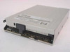 HP D1667-60001 Epson SMD-349 floppy drive, rear-left angled view showing 34-pin data connector, power connector, and Hewlett-Packard label