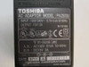 Toshiba PA2500U AC Adaptor 15VDC 2A Barrel Plug