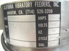 California Vibratory Feeders Nails 2 sizes Vibrating Bowl Feeder .75 amp, 115 volt, 120 Cycle