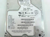 HP D7175-63000 hard drive label close-up showing part numbers, DMVS type, LVD/SE interface, firmware S1A0, and manufacture date